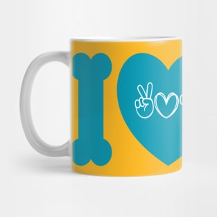 I love pet paw print Mug